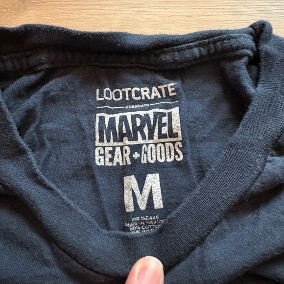 MARVEL Lootcrate Men’s Thor Holiday Long Sleeve Shirt - Picture 3 of 3